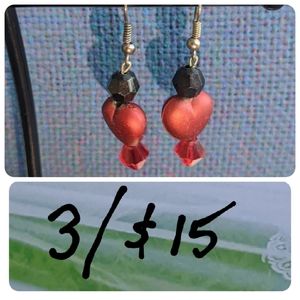 ✨Red Dangling Earrings